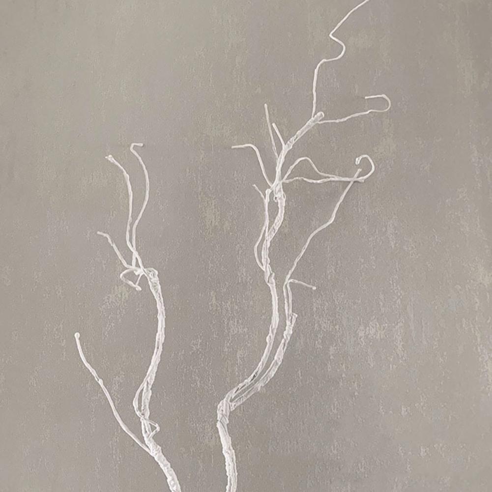 Branch Curly Willow - Realistic Fake Branches Artificial White Curly