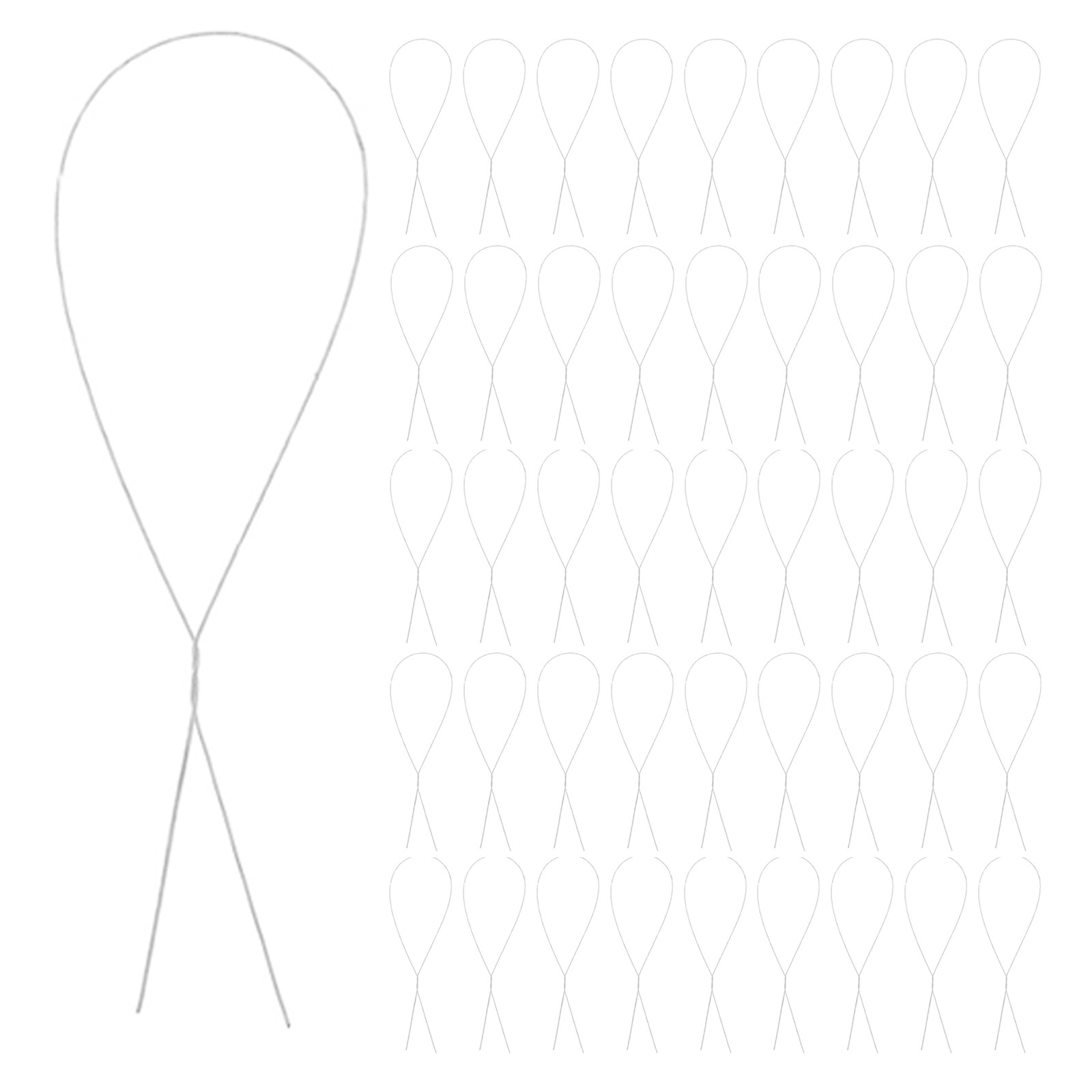 Florist Wreath Supply - 250Pcs Bendable Rose Flower Wire DIY