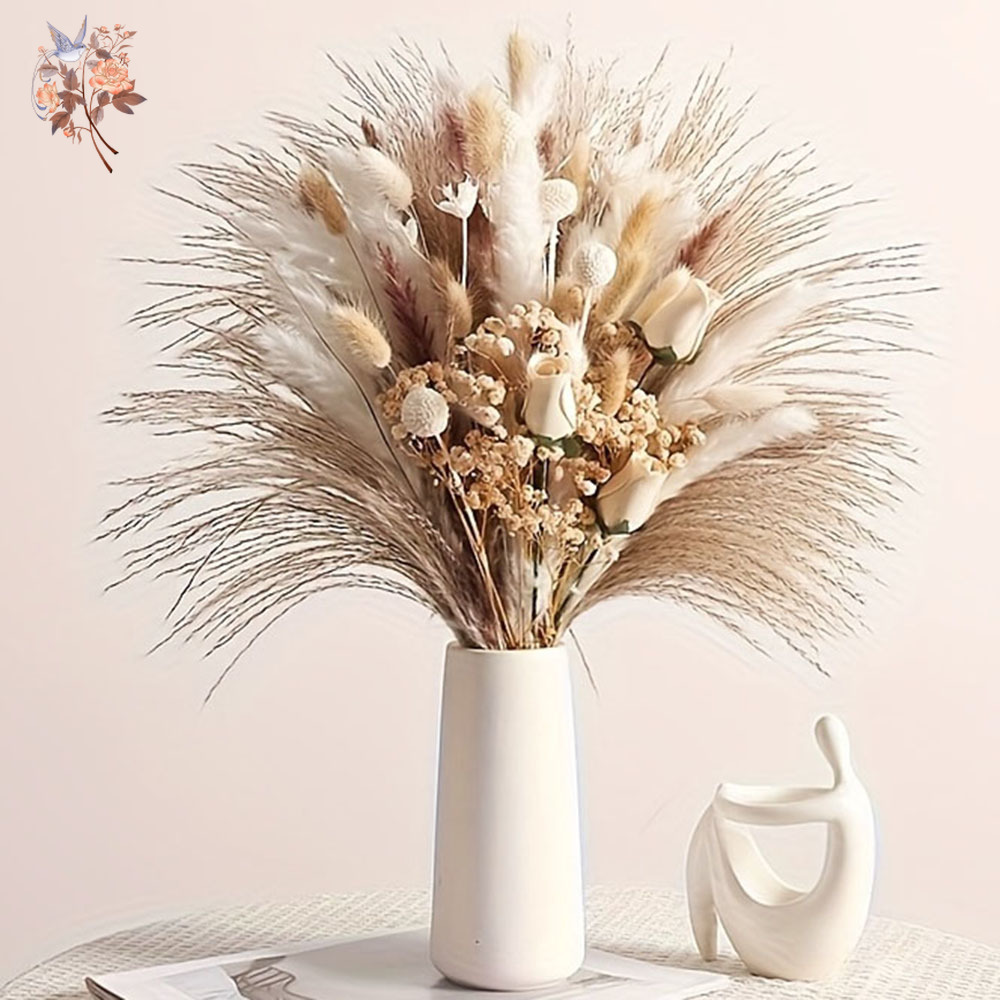 80Pcs Artificial Dried Flowers - Baby Breath Dried 评论和价格