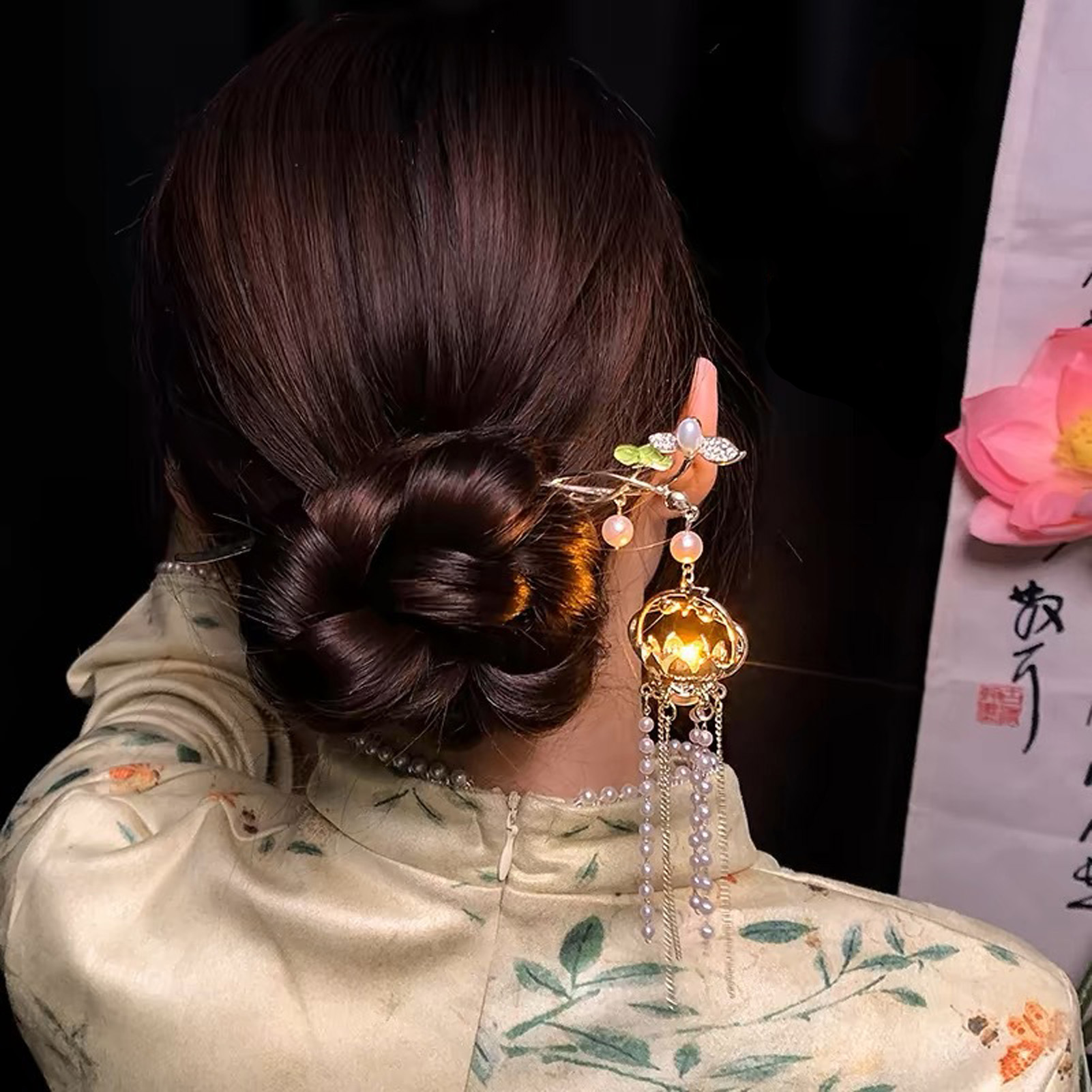 Luminous Flower Hairpin Exquis - Supply Florist 评论和价格