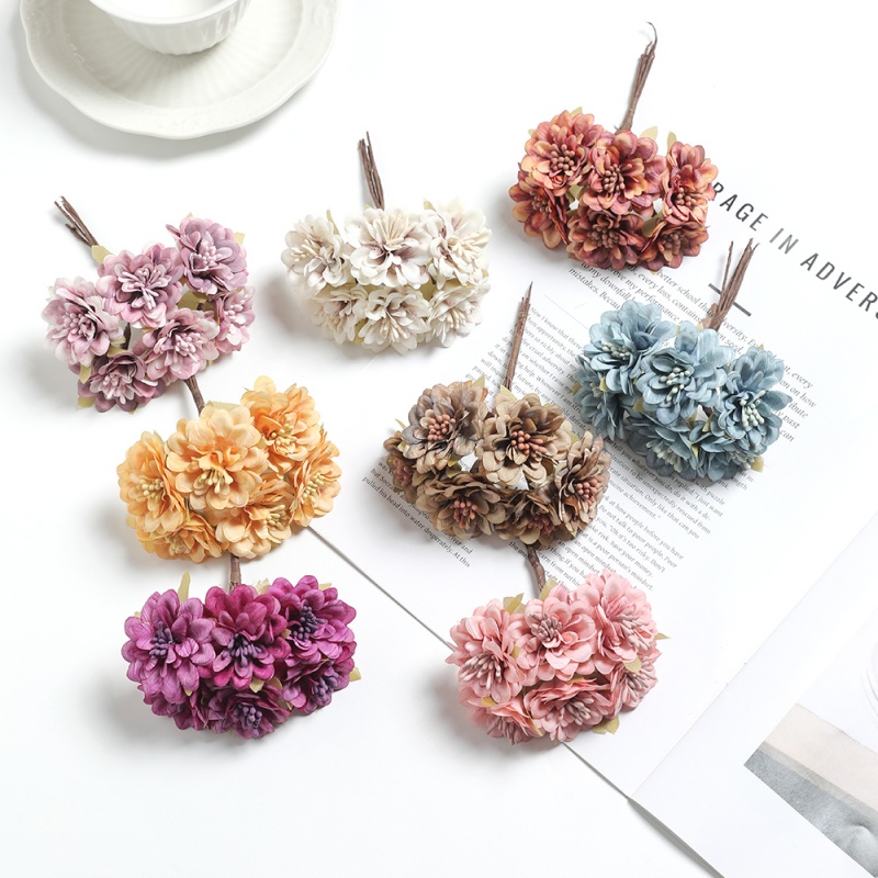 1/3Pcs 11cm Fake Silk Daisy Ar - Baby Breath Dried 评论和价格
