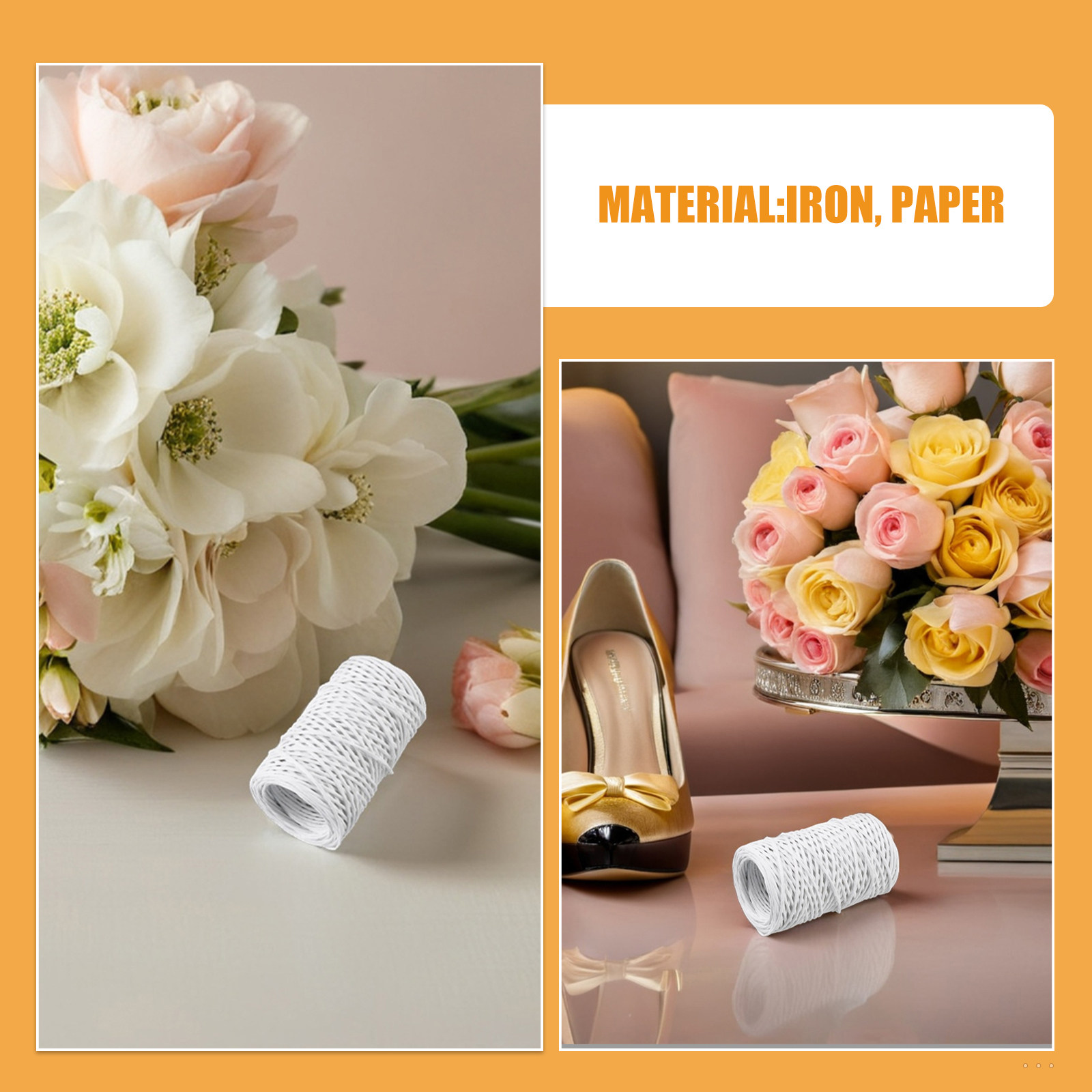 2 Rolls 50M Flower Bouquet Pac - Florist Wreath Supply 评论和价格