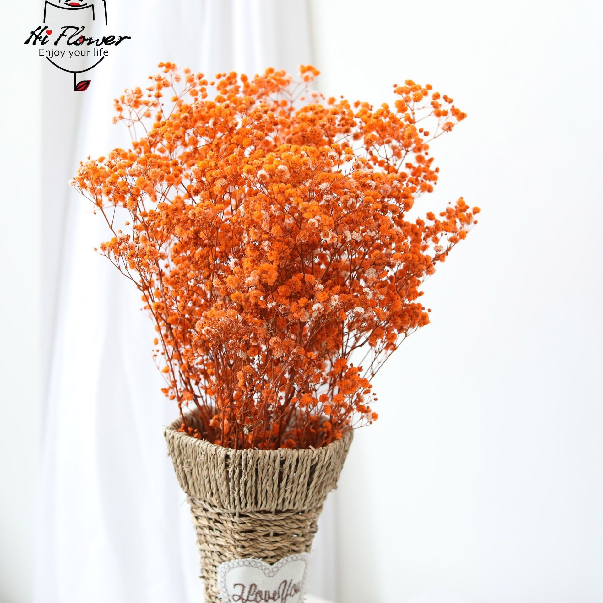 Natural Dried Flowers Preserve - Baby Breath Dried 评论和价格