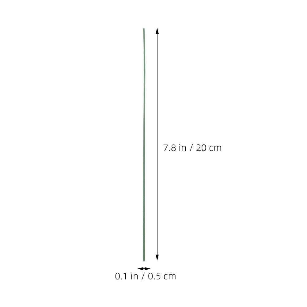 100Pcs Green Floral Iron Wire  - Florist Wreath Supply 评论和价格