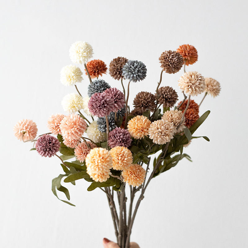 5 Heads Dandelion Artificial F - Baby Breath Dried 评论和价格