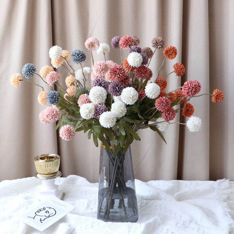 5 Heads Dandelion Artificial F - Baby Breath Dried 评论和价格