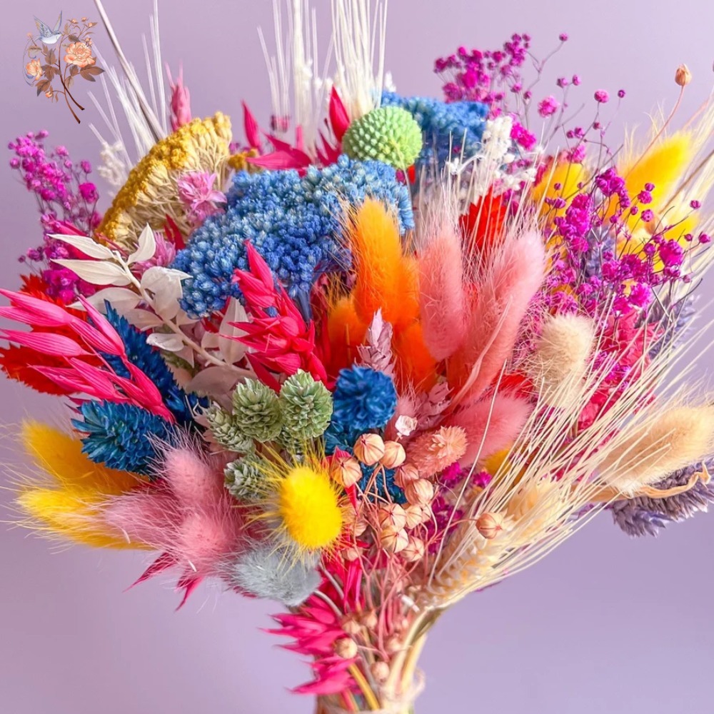 Colorful Dried Flowers Wedding - Baby Breath Dried 评论和价格
