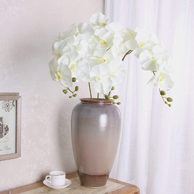 Artificial Orchid Flower 45cm/ - Baby Breath Dried 评论和价格