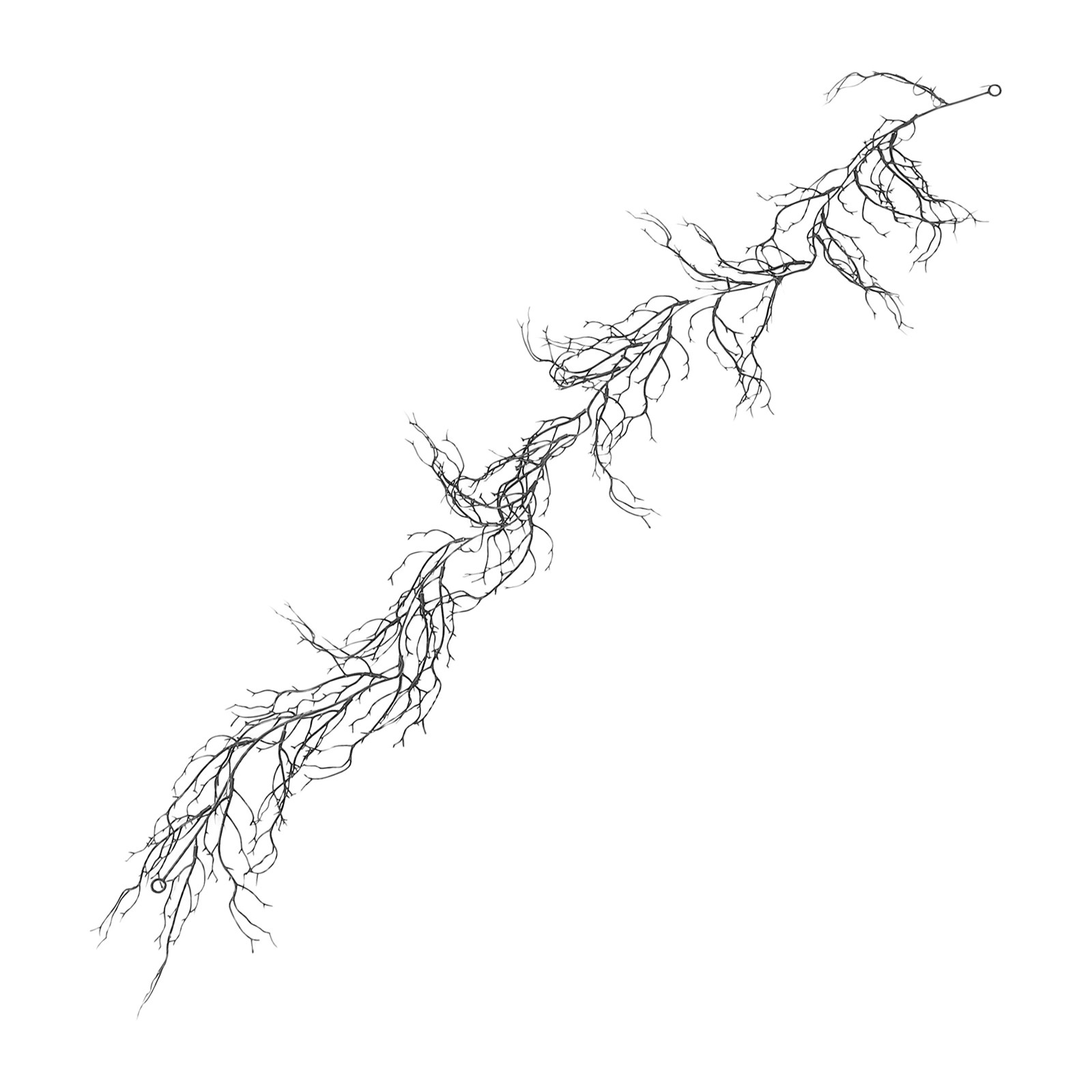 Black Plastic Decorative Vine  - Branch Curly Willow 评论和价格