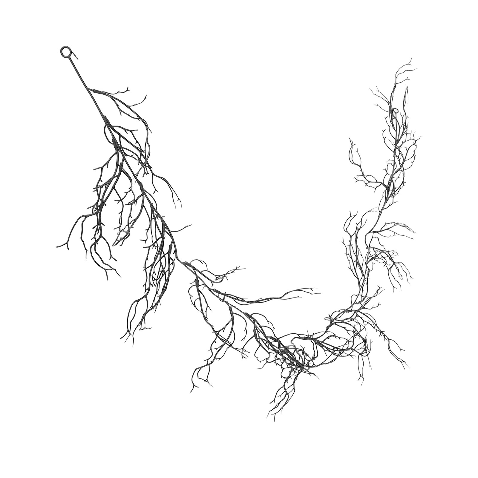 Black Plastic Decorative Vine  - Branch Curly Willow 评论和价格