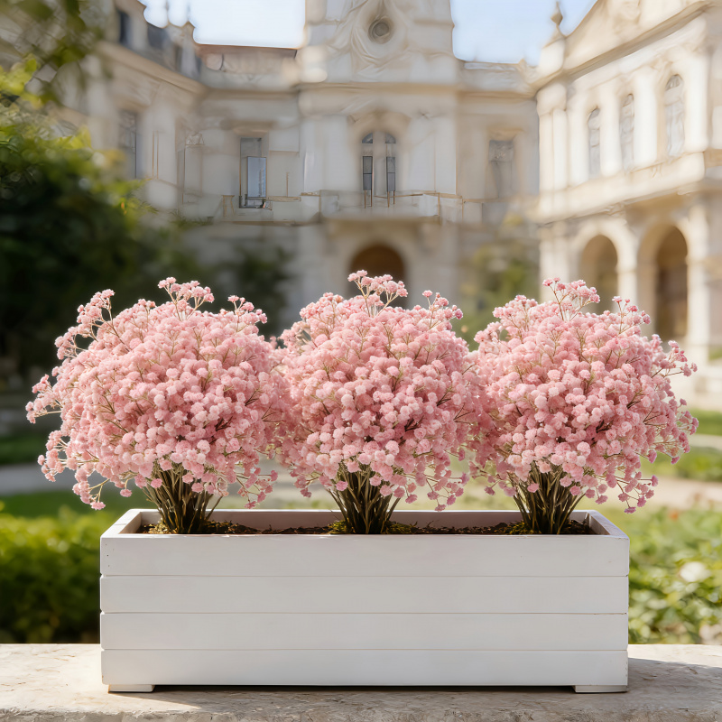 130-Stem Pink Gypsophila Artif - Baby Breath Dried 评论和价格